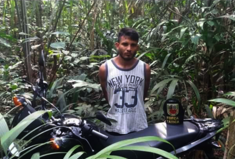 Força Tática prende autor do roubo de moto no centro de Parintins