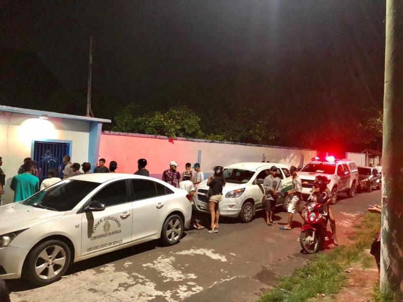 Força tarefa fecha clube com 200 menores consumindo bebida alcoólica e drogas em Parintins