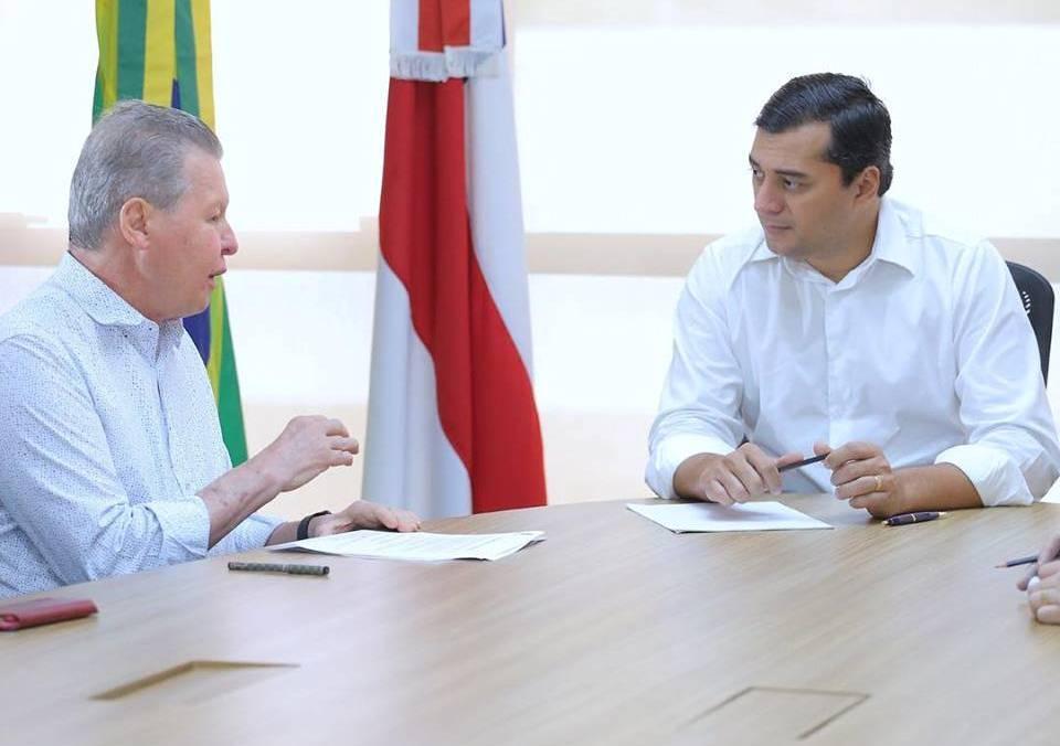 Wilson Lima e Arthur Neto definem parcerias prioritárias de governo