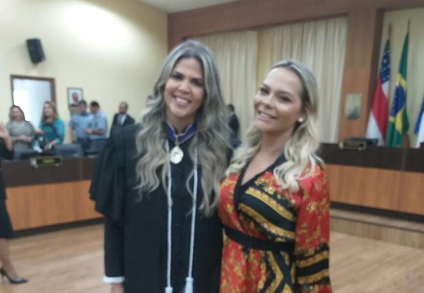 Nêga Alencar participa de posse da desembargadora Giselle Pascarelli