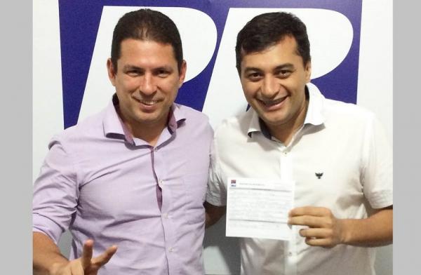 Apresentador de TV Wilson Lima oficializado pelo PR a vice de Marcelo Ramos 