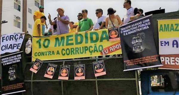 Manaus e mais de 200 cidades realizam manifestação contra a Corrupção
