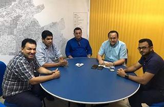 Pré-candidato Bi Garcia recebe apoio de Silas Câmara e Igreja Assembleia de Deus 