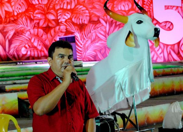 Presidente do Garantido Adelson Albuquerque reúne com Robério Braga para definir apoio para o Festival de Parintins