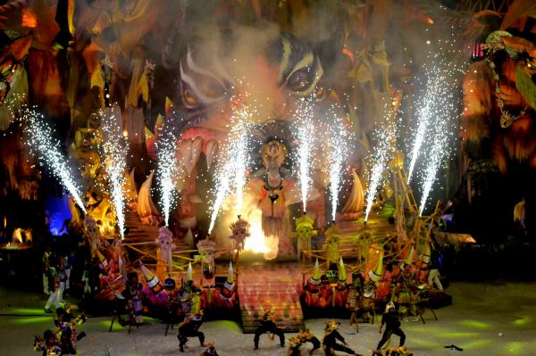 Ritual de cura encerra apresentação do Garantido na segunda noite   