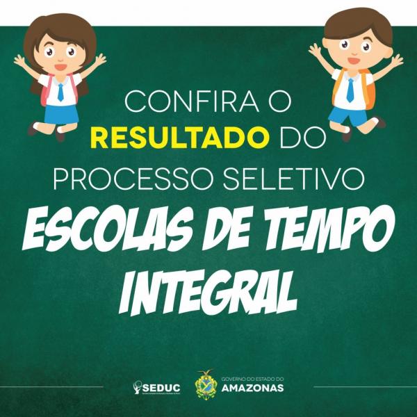 Seduc divulga nomes de aprovados para Escolas de Tempo Integral