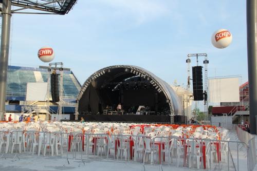Tudo pronto para o show de Paula Fernandes em Parintins