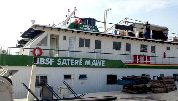 UBS Fluvial de Barreirinha será entregue para oferecer serviços de enfermagens, médicos e odontológicos